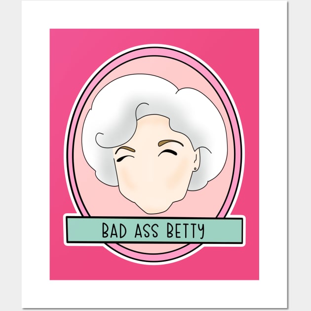 Bad Ass Betty Wall Art by Jande Summer